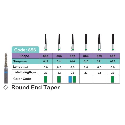 فرز مدل ROUND END TAPER (856)